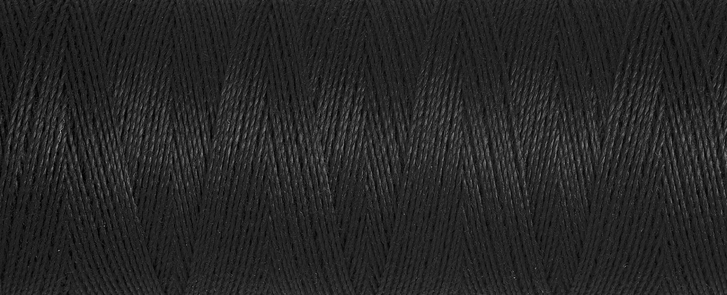 100 m Reel Gütermann Recycled Sew-All Thread in Black 000