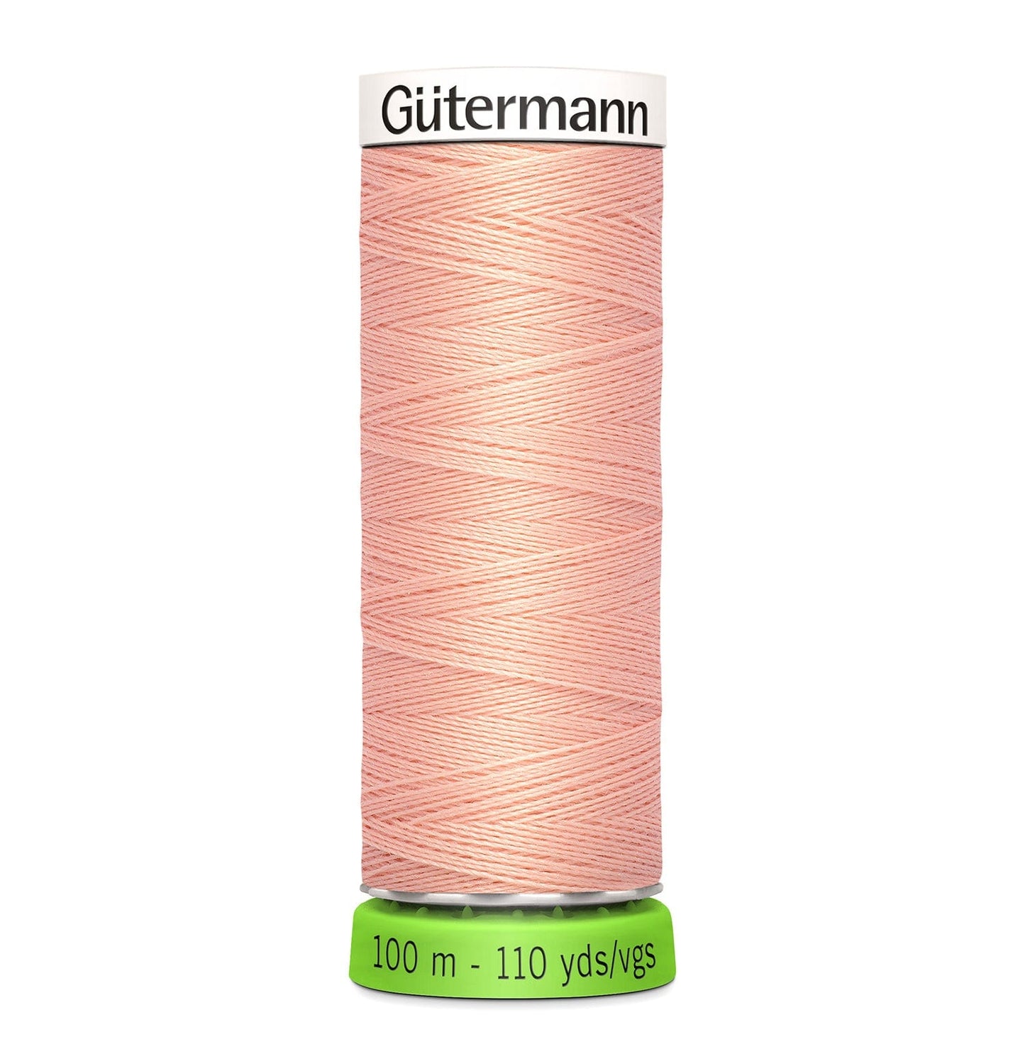 100 m Reel Gütermann Recycled Sew-All Thread in Light Peach, no. 165
