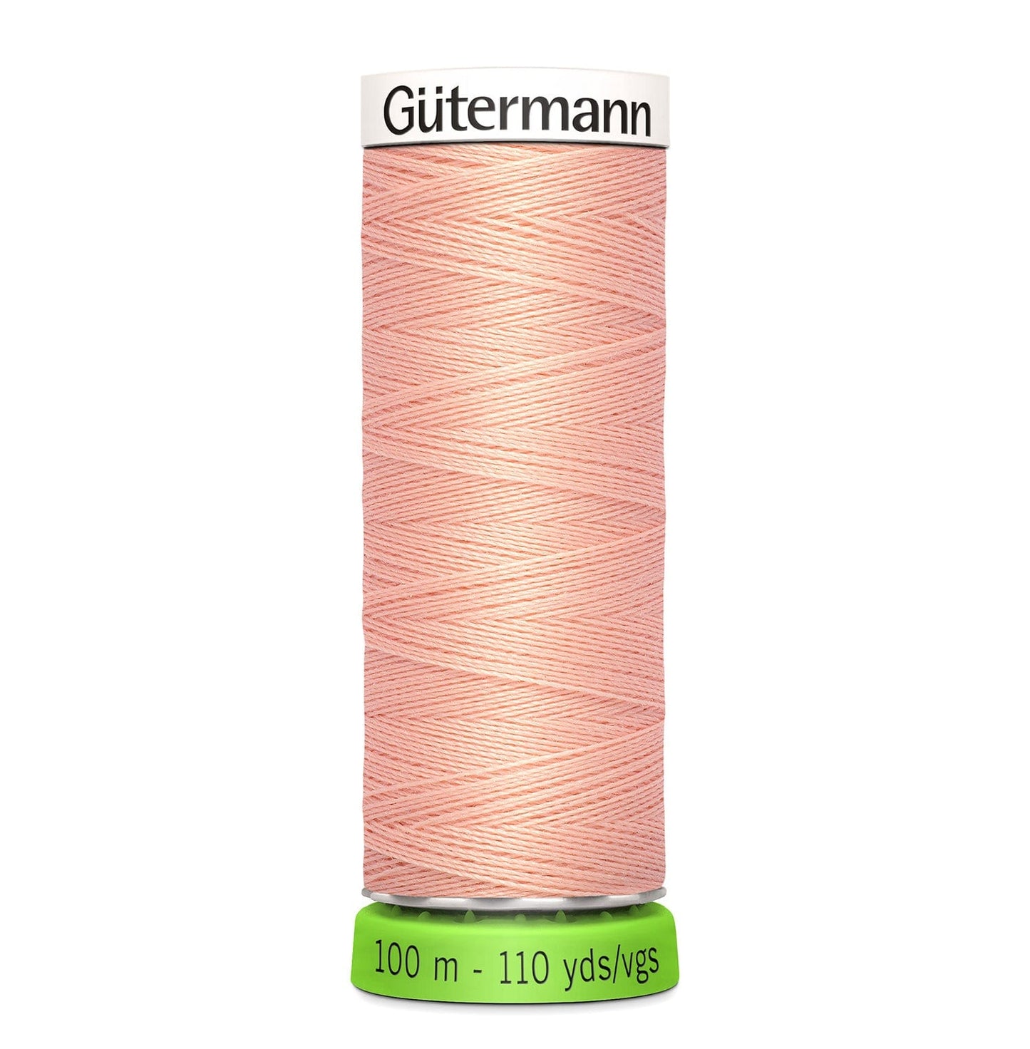 100 m Reel Gütermann Recycled Sew-All Thread in Light Peach, no. 165