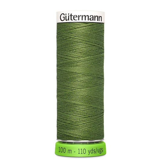 100 m Reel Gütermann Recycled Sew-All Thread in Olive Green no. 283