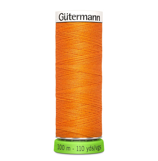 100 m Reel Gütermann Recycled Sew-All Thread in Orange no. 350