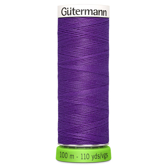 100 m Reel Gütermann Recycled Sew-All Thread in Royal Purple no. 392