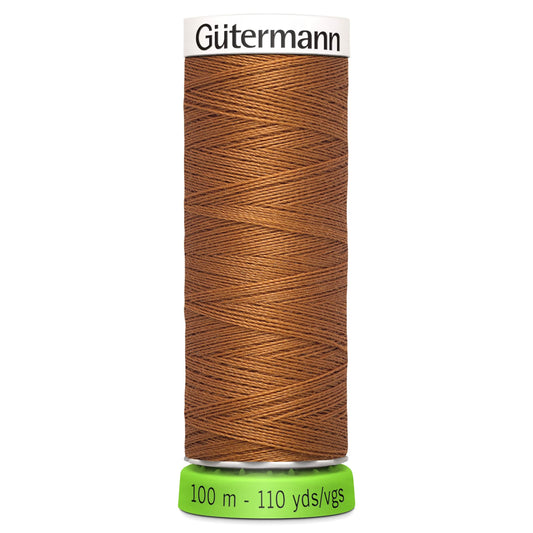100 m Reel Gütermann Recycled Sew-All Thread in Copper no. 448