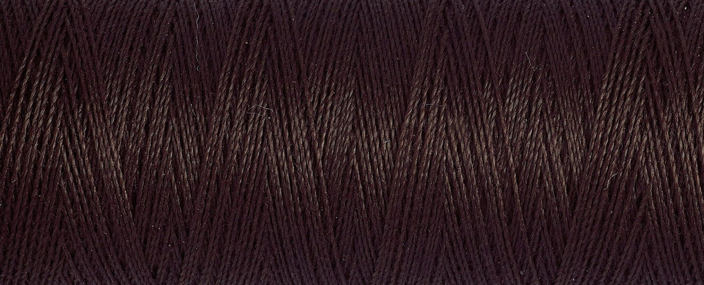 100 m Reel Gütermann Recycled Sew-All Thread in Dark Brown no. 696