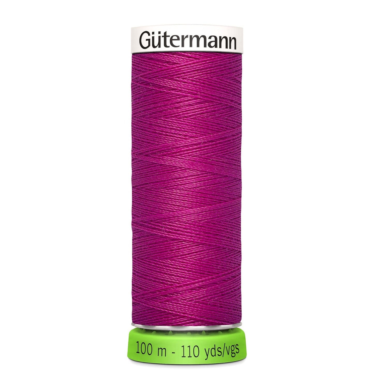100 m Reel Gütermann Recycled Sew-All Thread in Hot Magenta, no. 877