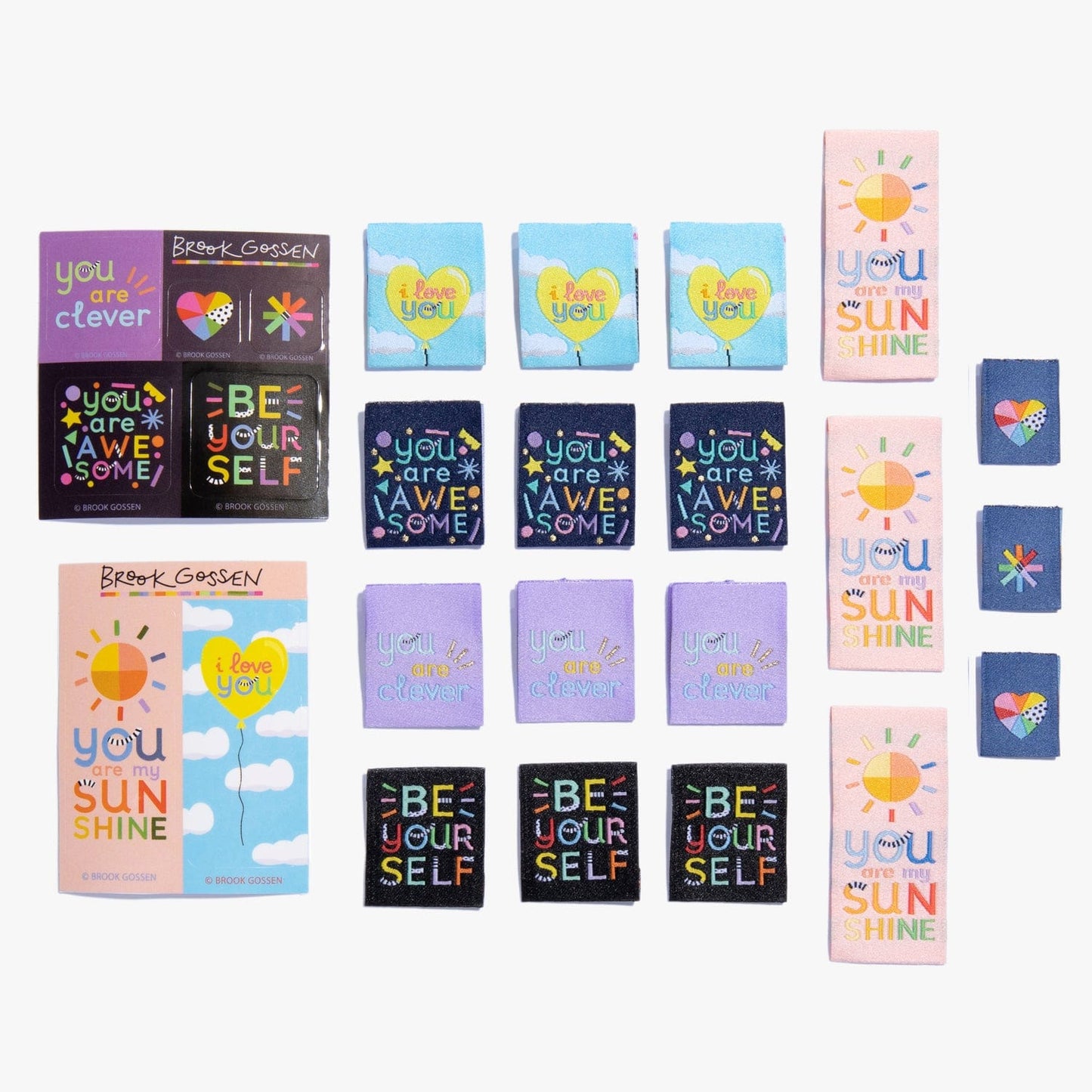 Kylie and the Machine X Brook Gossen Sewing Labels: 'Going Places'