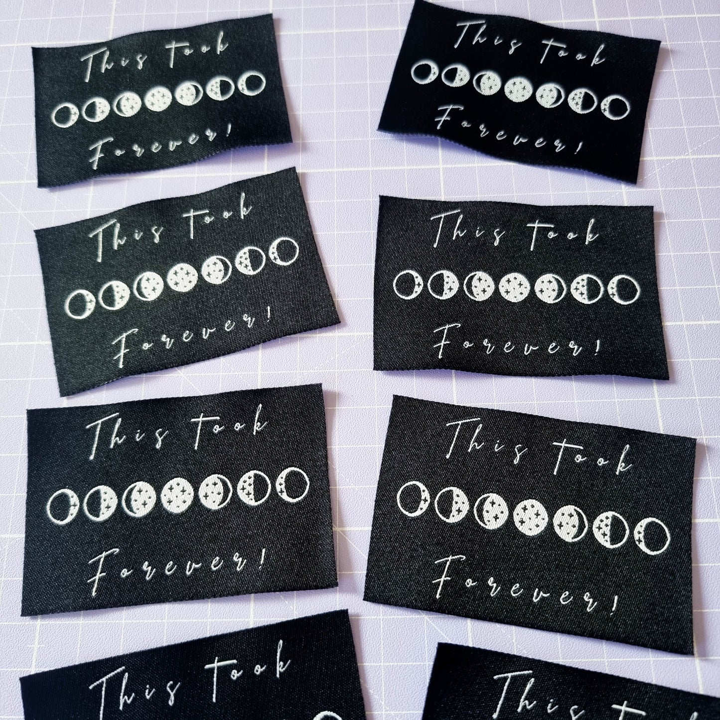 SA Sewing Labels - Quilt Labels 'This Took Forever'