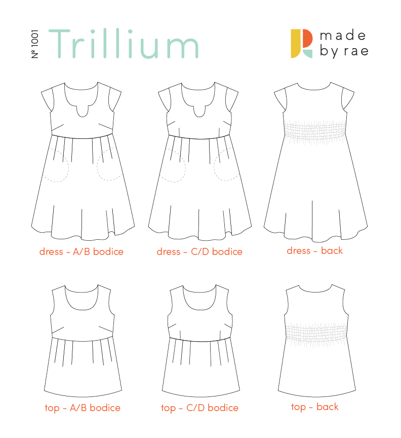 Made by Rae: Trillium Dress & Top