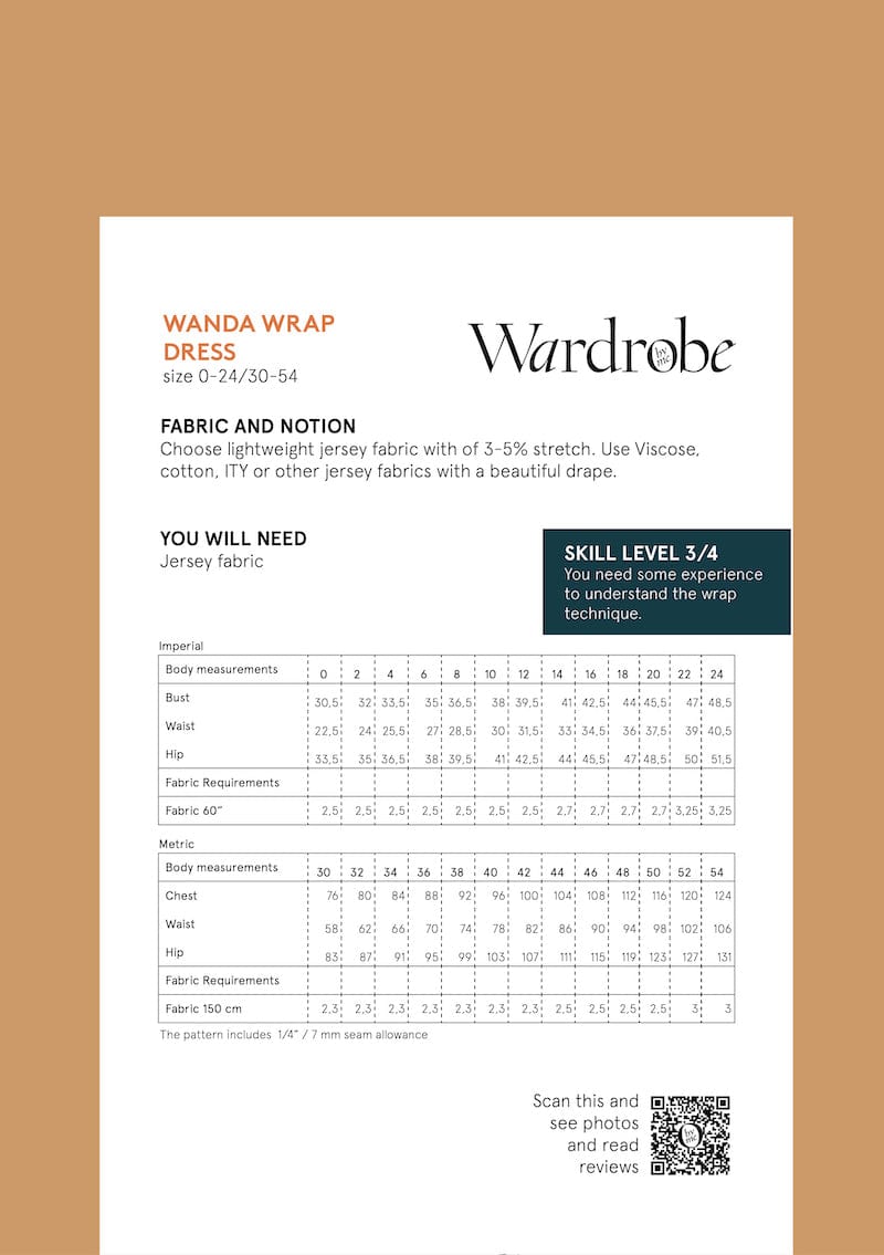 Wardrobe By Me: Wanda Wrap Dress