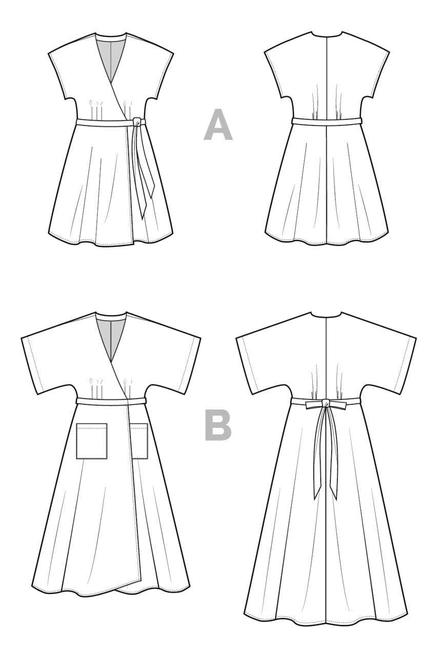 Closet Core Patterns: Elodie Wrap Dress