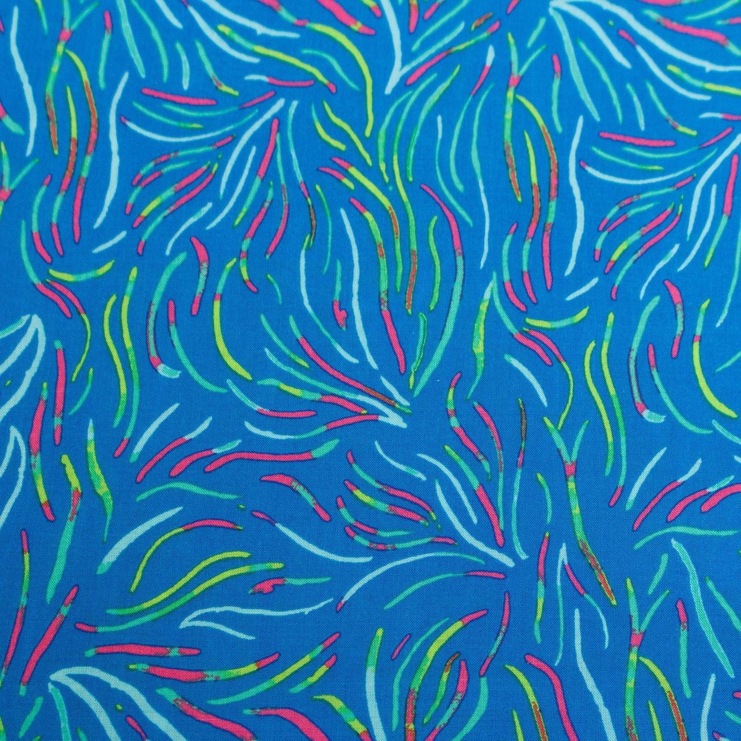 Art Gallery Fabrics Fine Rayon 'Playful Seaweed Nightglow'