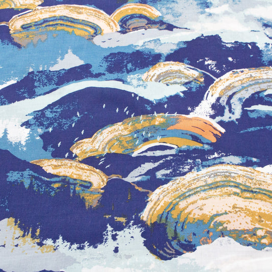 50cm Piece Art Gallery Fabrics Fine Rayon 'Gaia' in Eventide