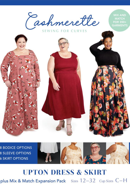 Cashmerette: Upton Dress & Skirt Plus Expansion Pack