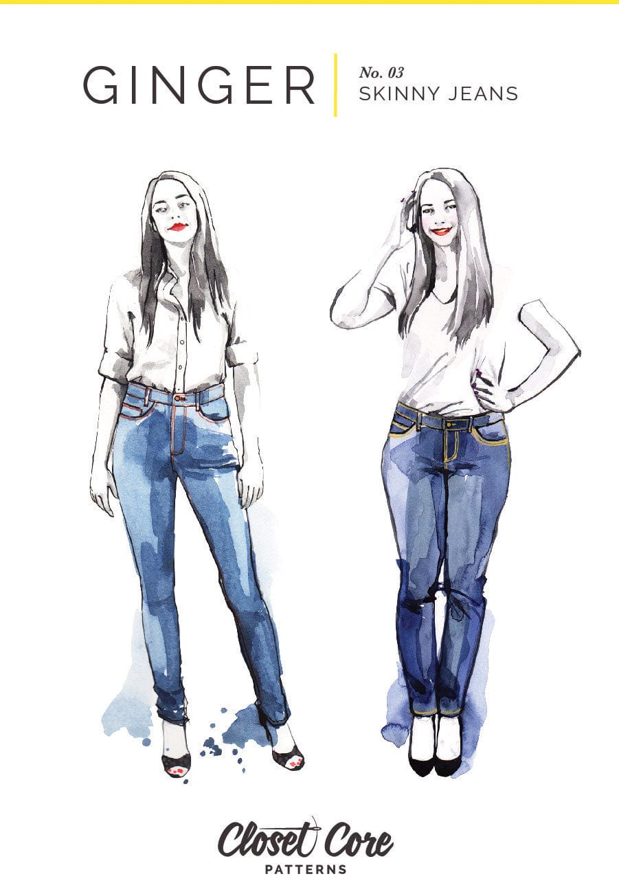 Closet Core Patterns: Ginger Skinny Jeans