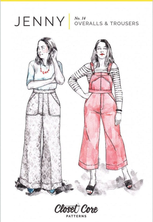 Closet Core Patterns: Jenny Overalls and Trousers