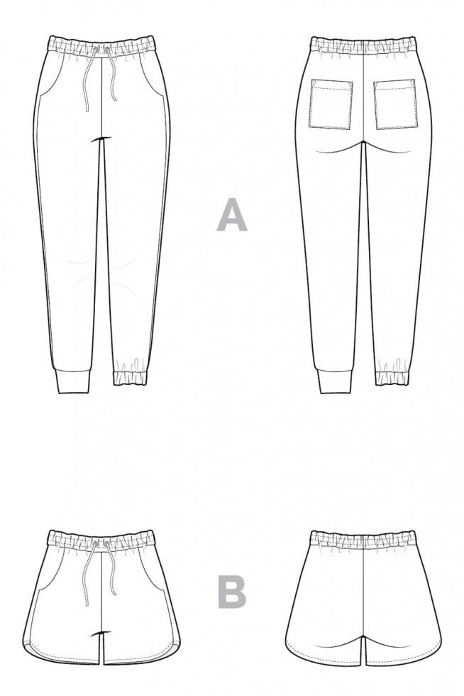 Closet Core Patterns: Plateau Joggers