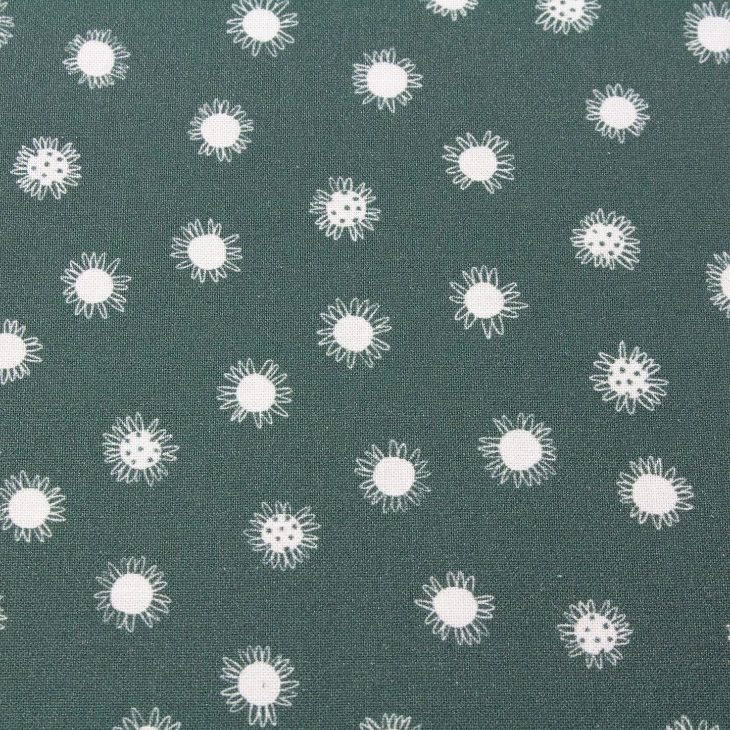 Cloud 9 Organic Quilting Cotton 'Daisy Dots'