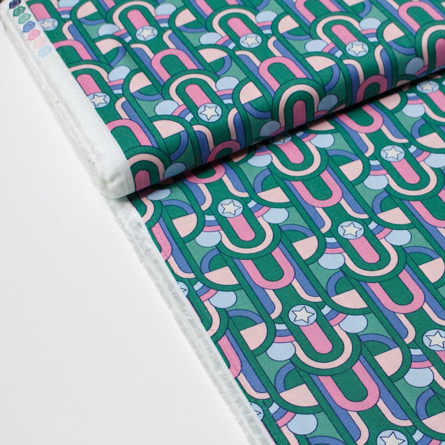 Cloud 9 Organic Quilting Cotton 'Cosmic Realm Multi'