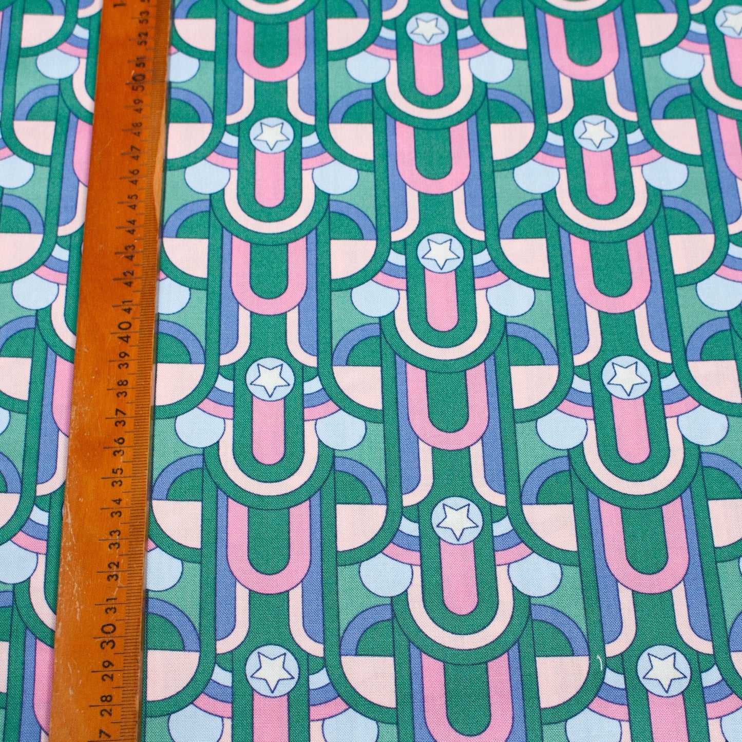 Cloud 9 Organic Quilting Cotton 'Cosmic Realm Multi'