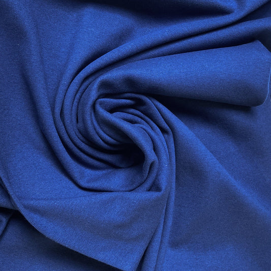 Cotton Jersey Tubular Ribbing in Dark Blue