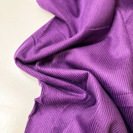 Chunky Cotton Corduroy in Purple