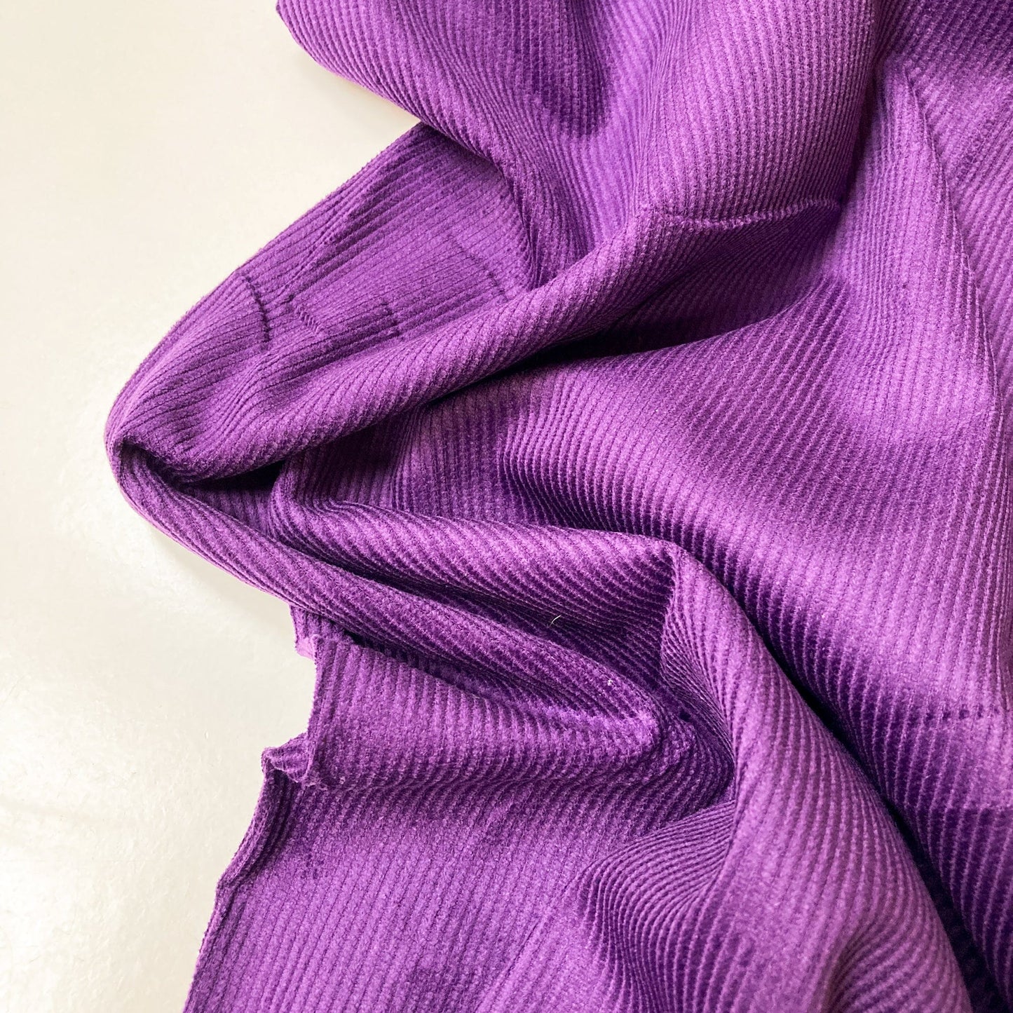 88cm Piece Chunky Cotton Corduroy in Purple