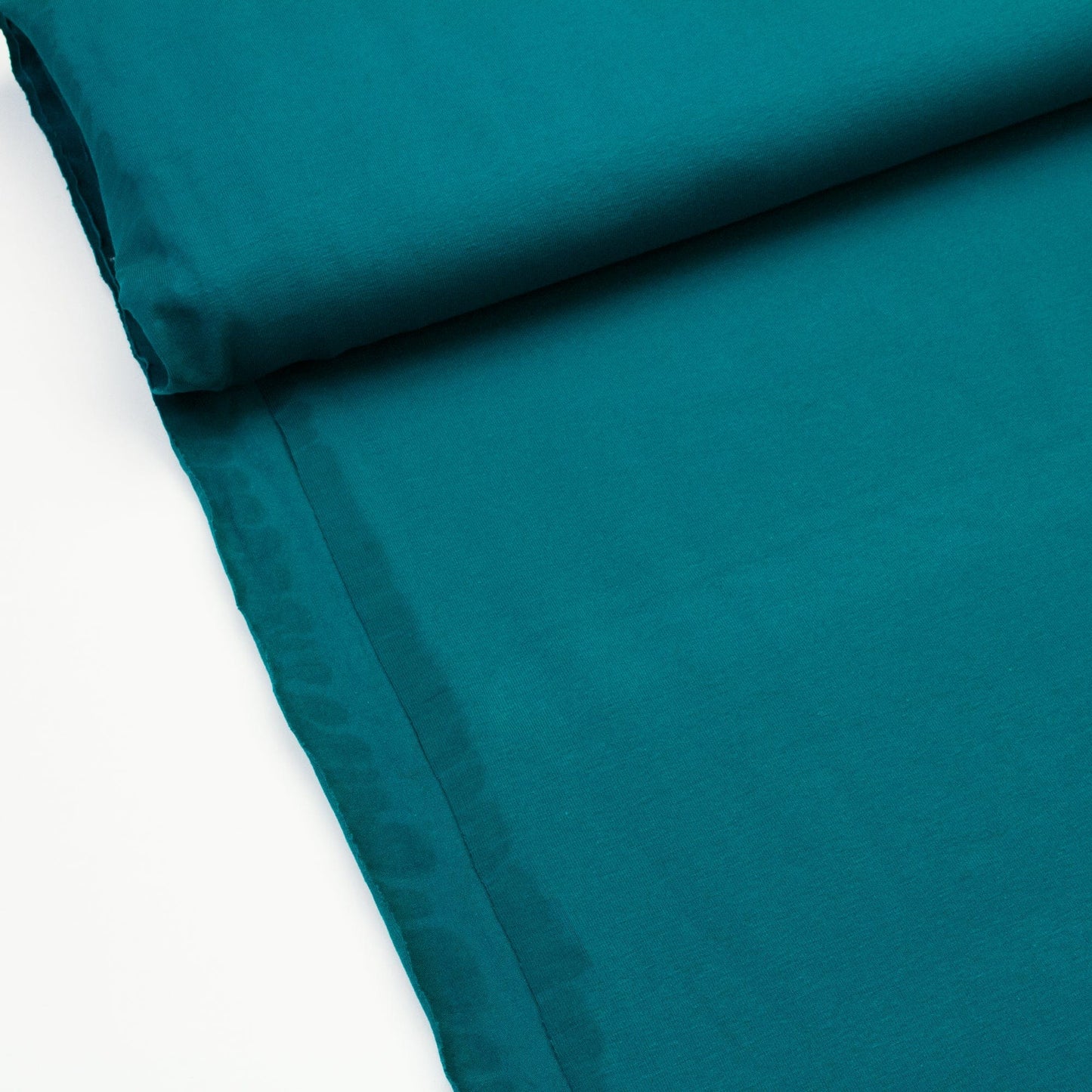 Cotton Jersey in Teal Green
