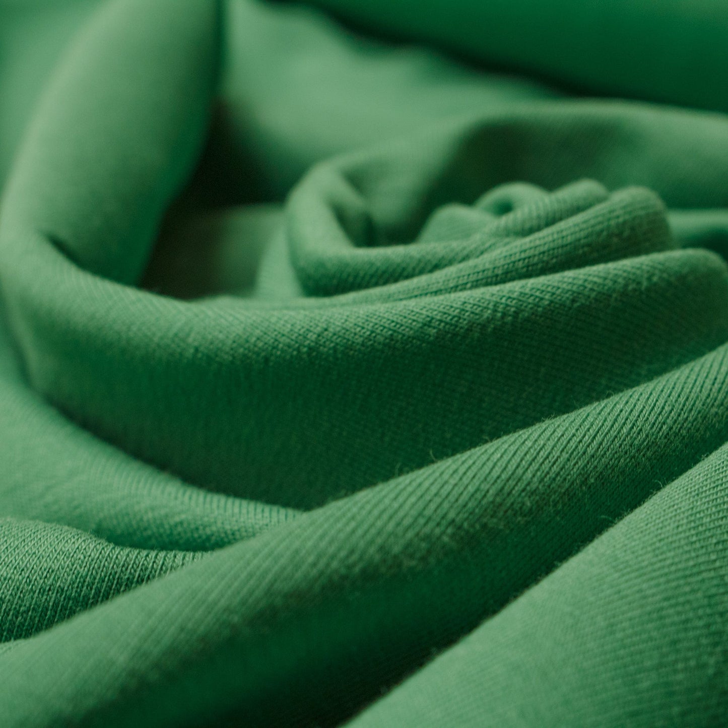 Cotton French Terry in Forest Green
