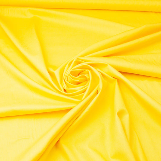 Organic Cotton Poplin in Yellow