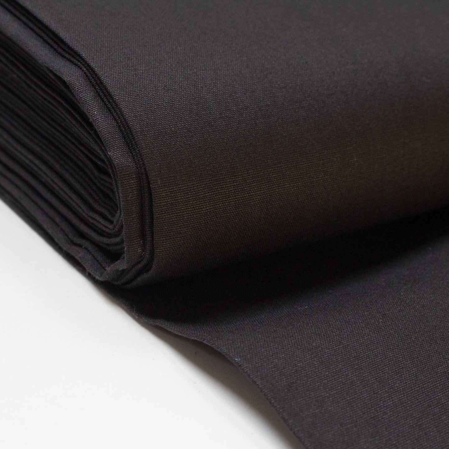 Organic Cotton Poplin in Black