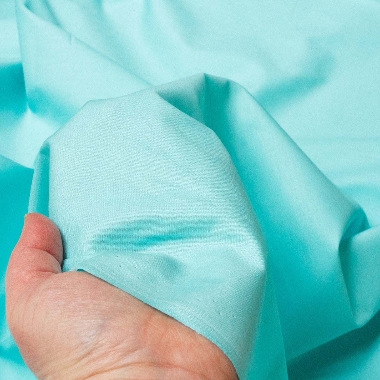 Organic Cotton in Aqua