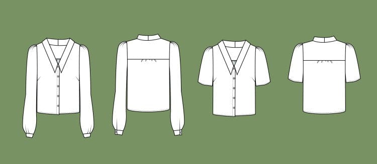 Friday Pattern Company: The Patina Blouse