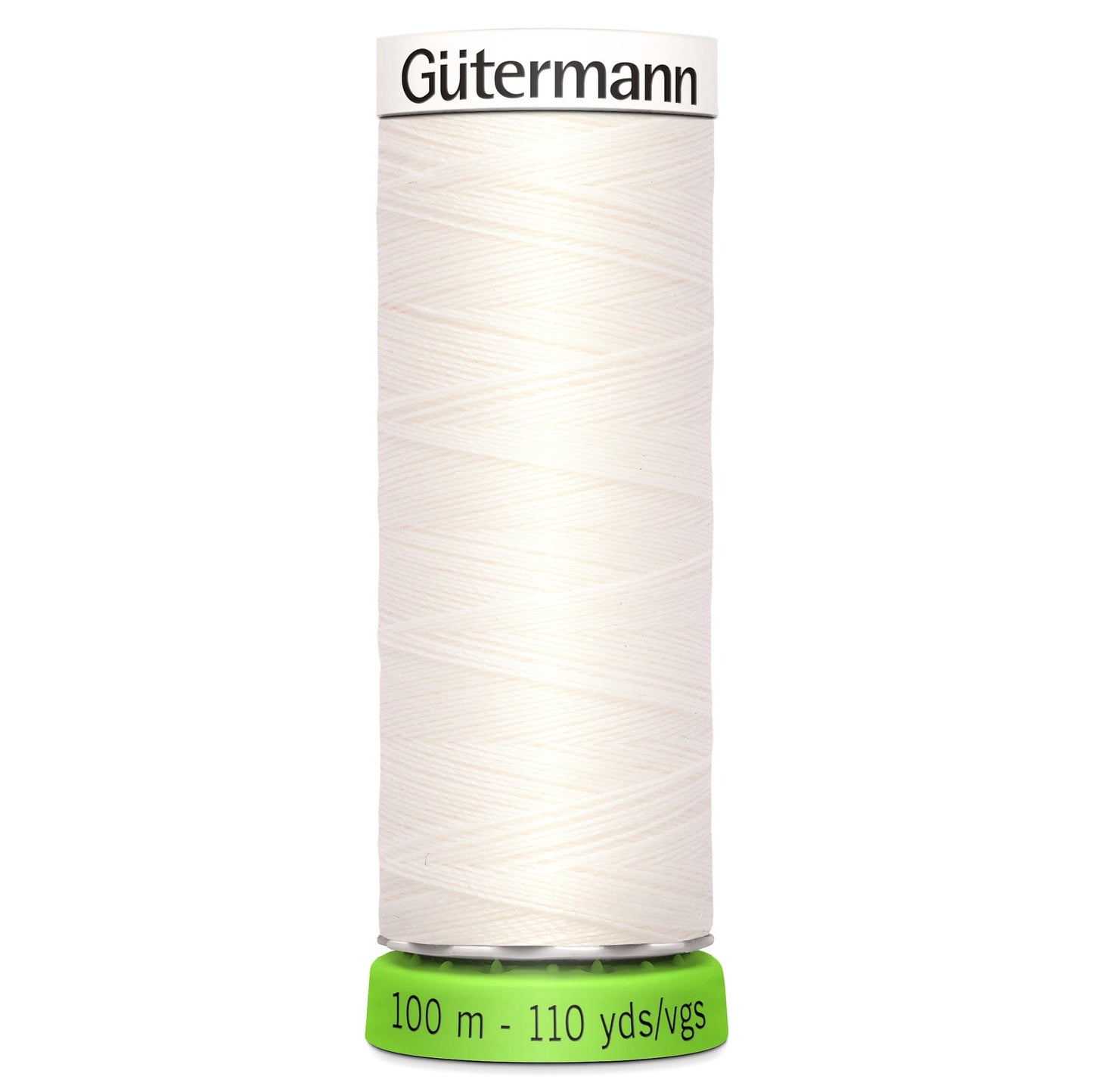 100m Reel Gütermann Recycled Sew-All Thread in Ivory no. 111
