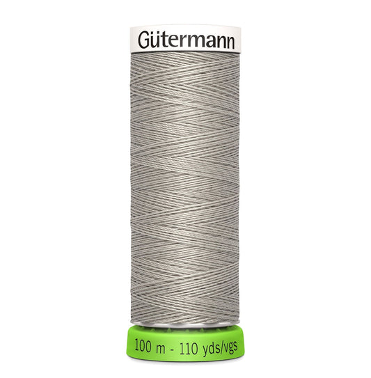 100m Reel Gütermann Recycled Sew-All Thread in Light Taupe no. 118