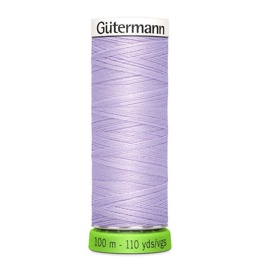 100m Reel Gütermann Recycled Sew-All Thread in Lilac no. 442