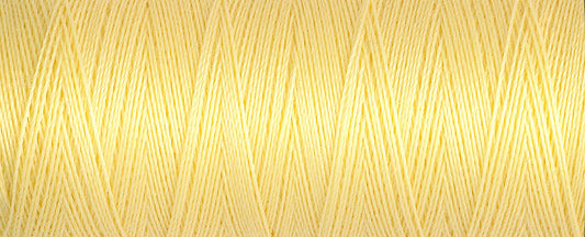 100m Reel Gütermann Recycled Sew-All Thread in Soft Yellow no.325