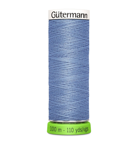 100m Reel Gütermann Recycled Sew-All Thread in Periwinkle Blue no. 74