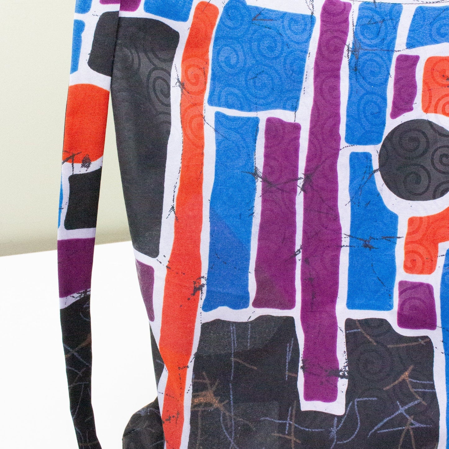 African Wax Shopper Bag - Cross Body Style