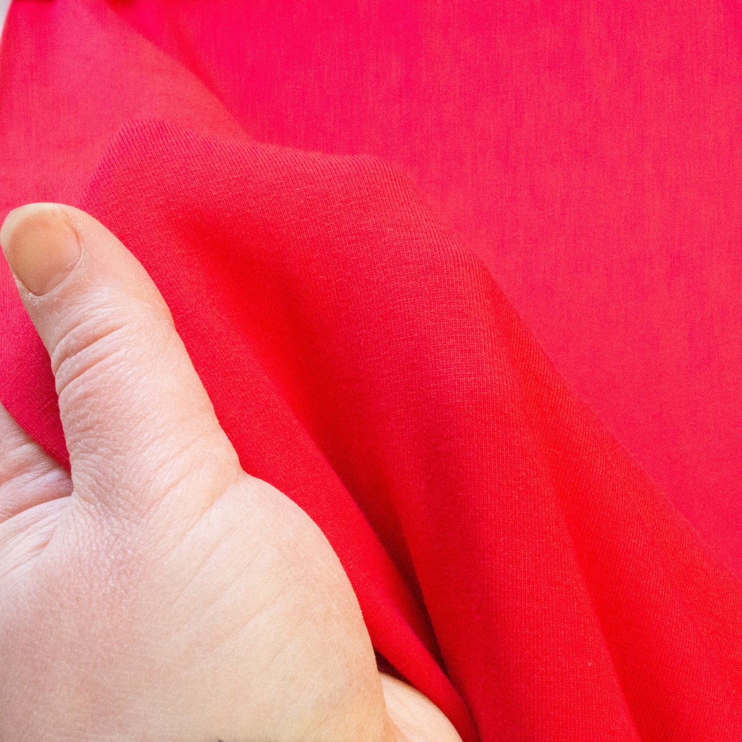 Organic Cotton Jersey in Red