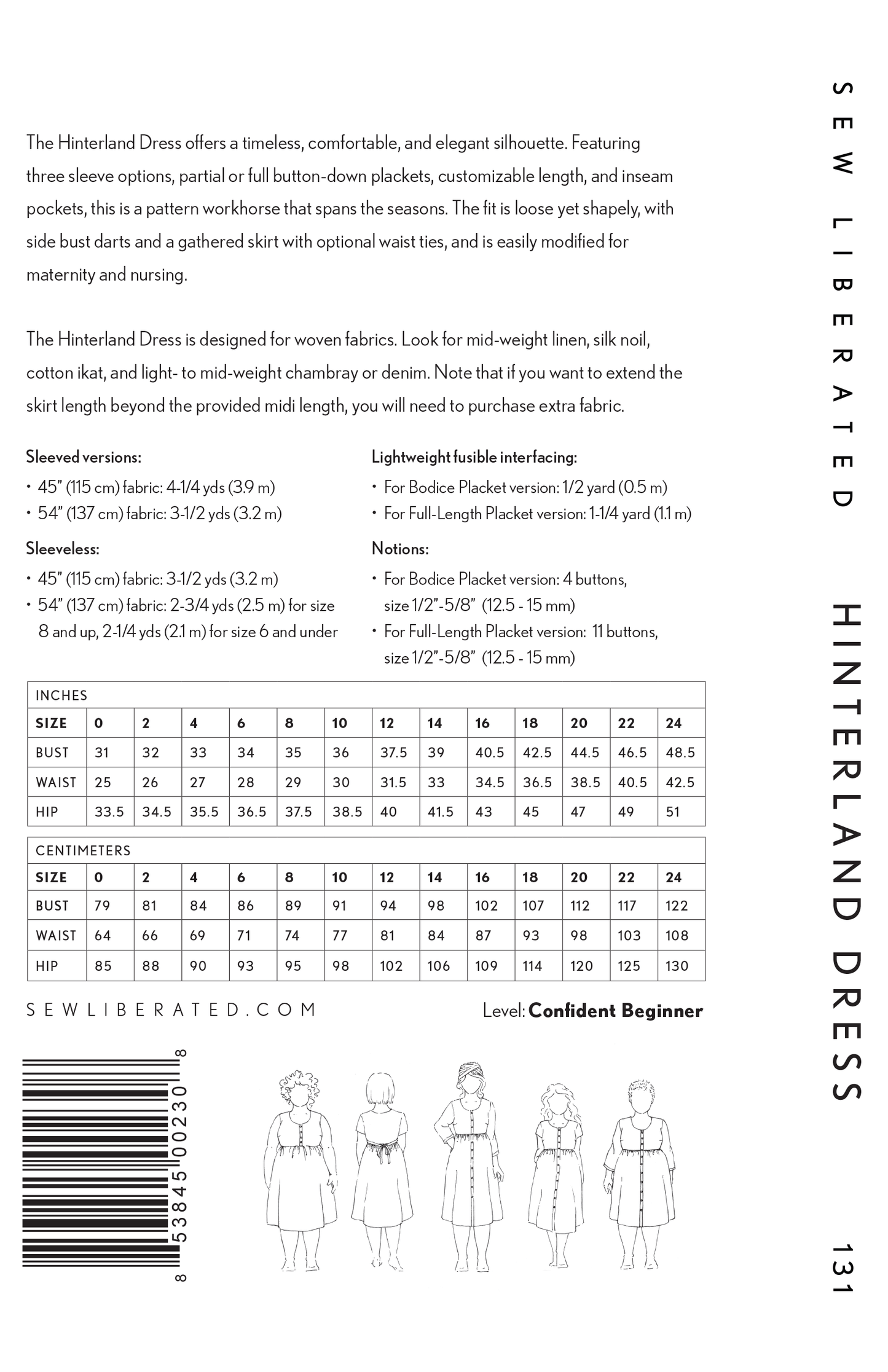 Sew Liberated: Hinterland Dress