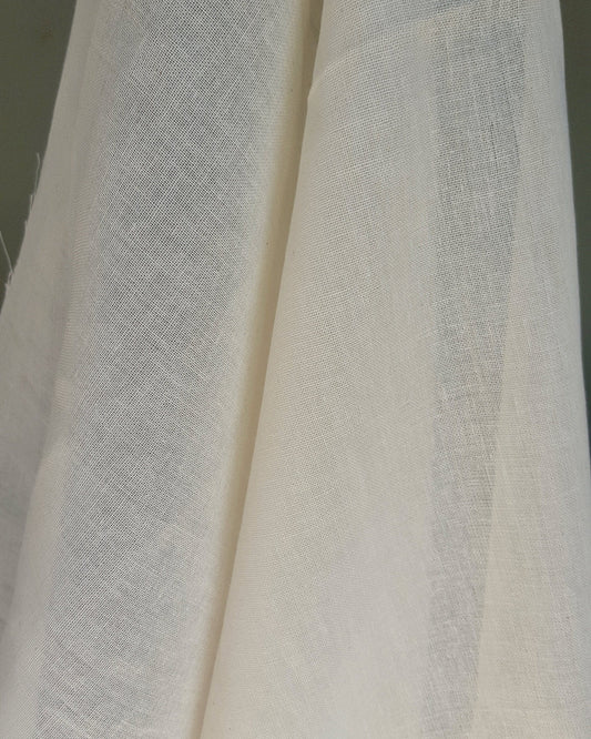 Organic Cotton Muslin Fabric, Undyed & Unfinished