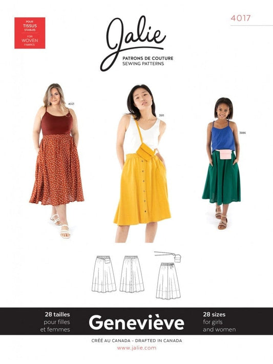 Jalie Sewing Patterns: Geneviève Skirt 4017