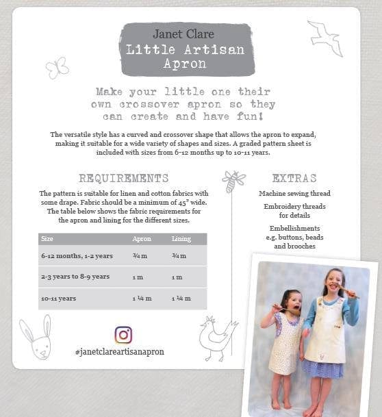 Janet Clare: Little Artisan Apron