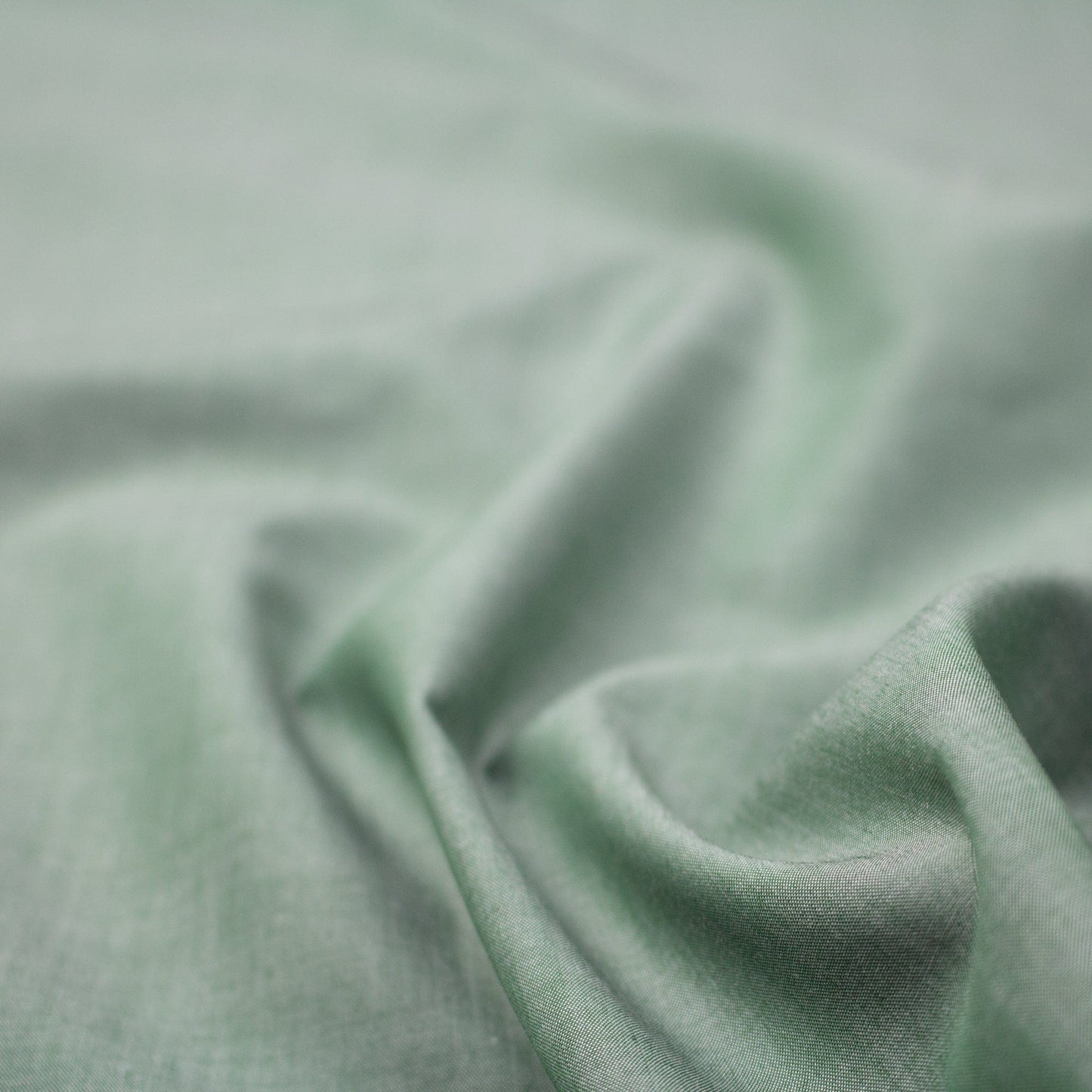 54cm Piece Liberty Fabrics Colombo Chambray in Green