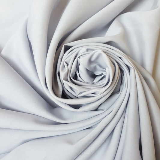 Liberty Fabrics Plain Tana Lawn™ 'Stone' Grey