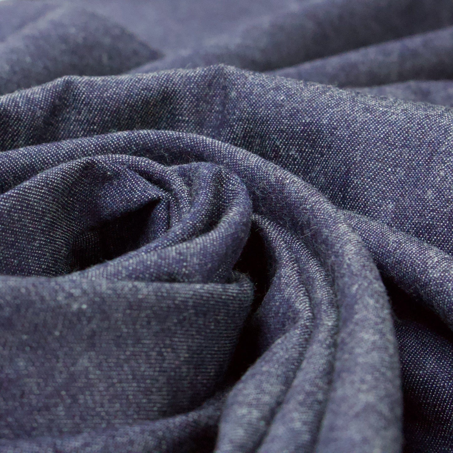 Lightweight Cotton Denim in Dark Blue