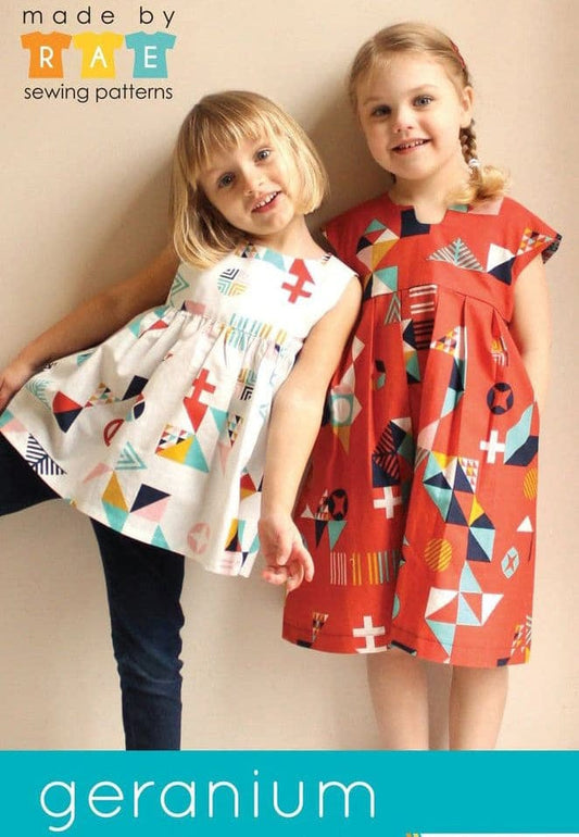 Made by Rae: Geranium Children's Dress/Expansion Pack