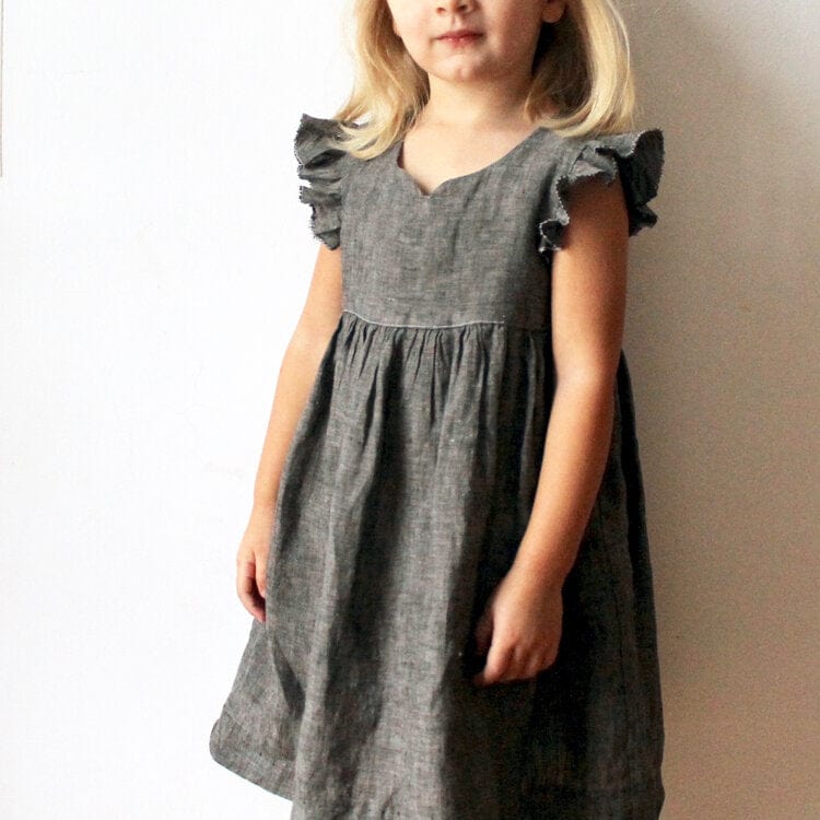 Made by Rae: Geranium Children's Dress