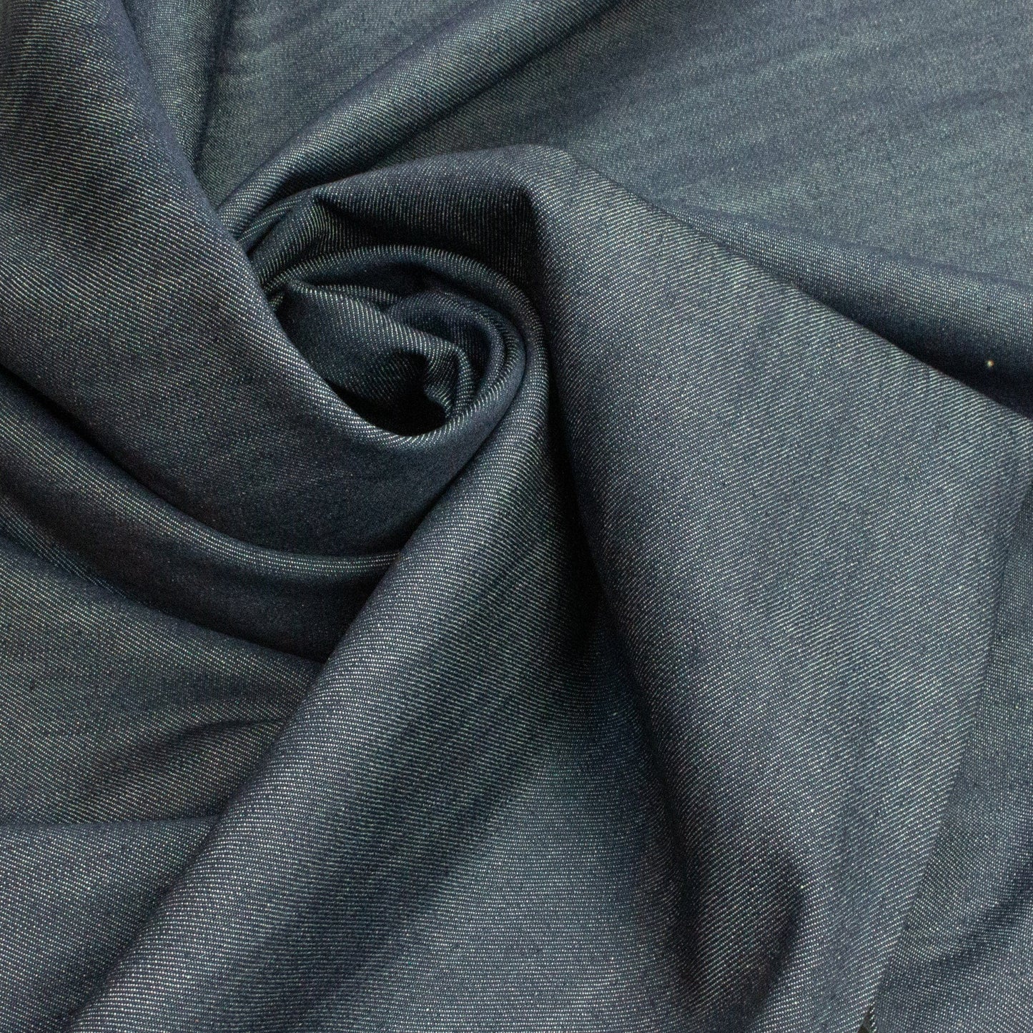 Medium Weight Cotton Denim in Dark Blue