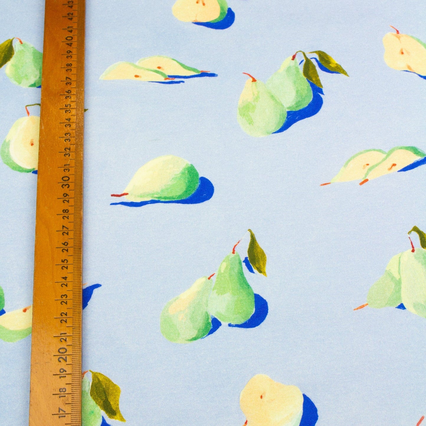 Margaret Jeane for Nerida Hansen: Organic Cotton Single Jersey 'Pears'